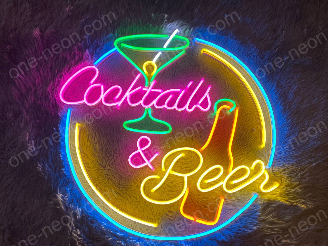 Cocktails & Beer | LED Neon Sign