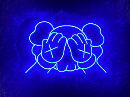 KAWS head | LED Neon Sign - ONE Neon