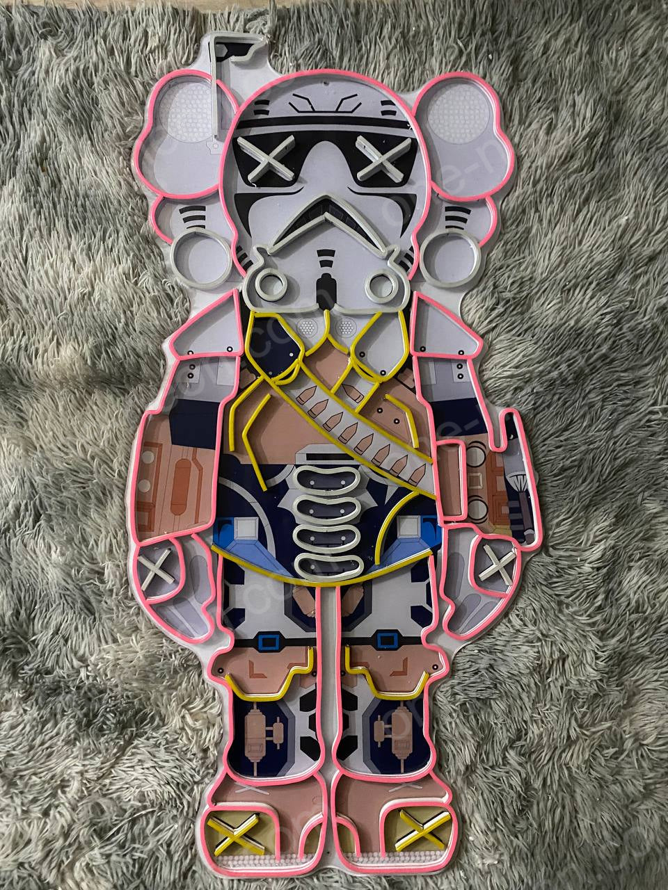 KAWS Star War | LED Neon Sign (UV Printed)