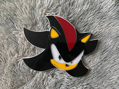 Shadow The Hedgehog | Edge Lit Acrylic Signs