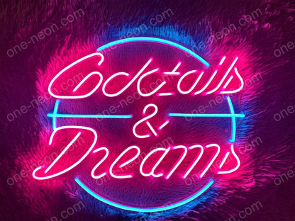 Cocktails & Dream | LED Neon Sign