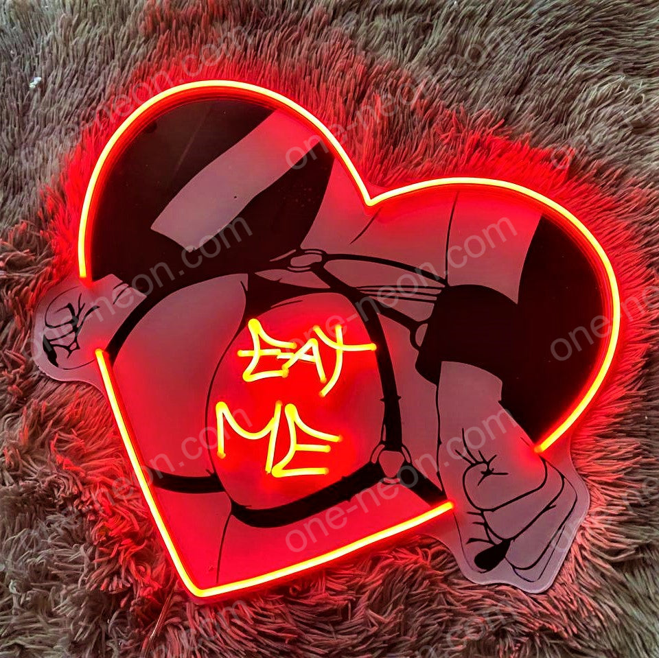 Eat Me | Neon Acrylic Artwork