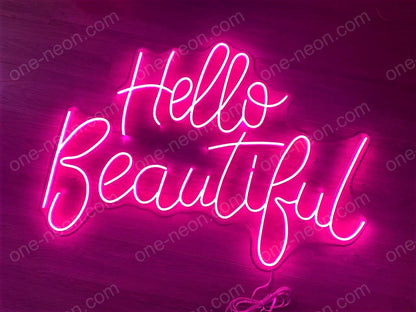 Hello Beautiful | LED Neon Sign