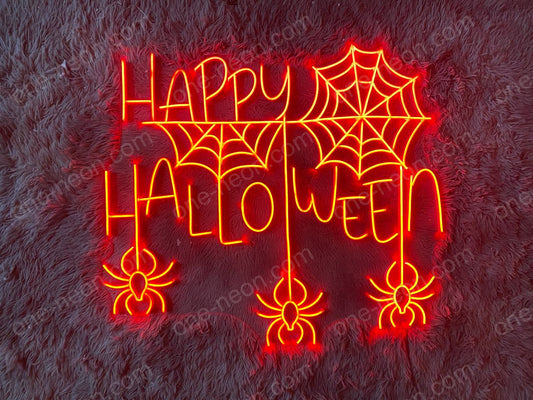 Halloween Cobweb | LED Neon Sign