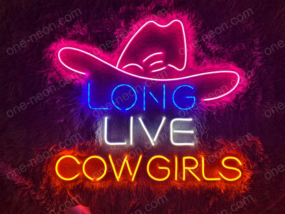 Long Live Cowgirls | LED Neon Sign