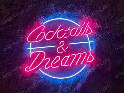 Cocktails & Dream | LED Neon Sign