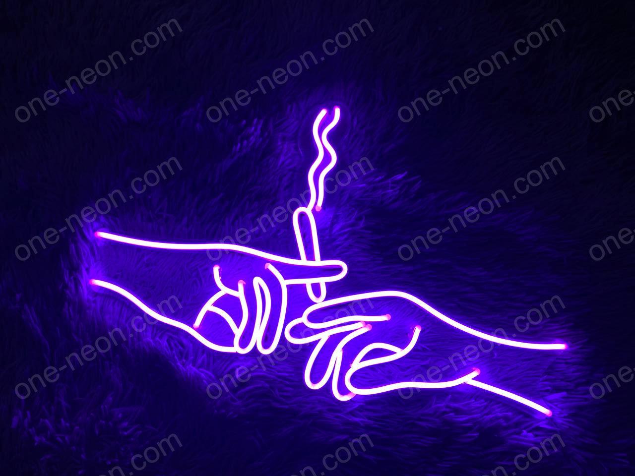 Smoking Hand | LED Neon Sign - ONE Neon