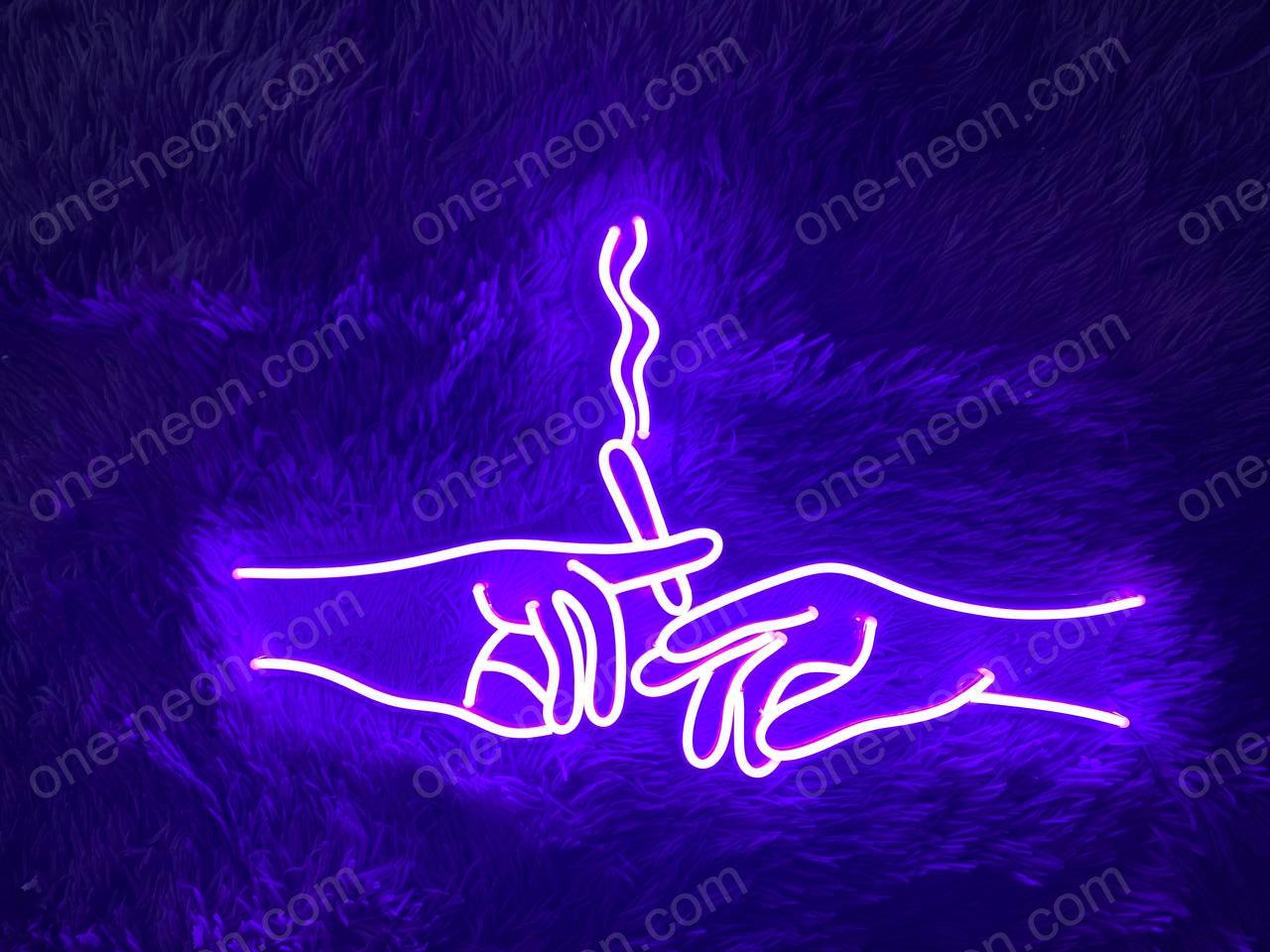 Smoking Hand | LED Neon Sign - ONE Neon