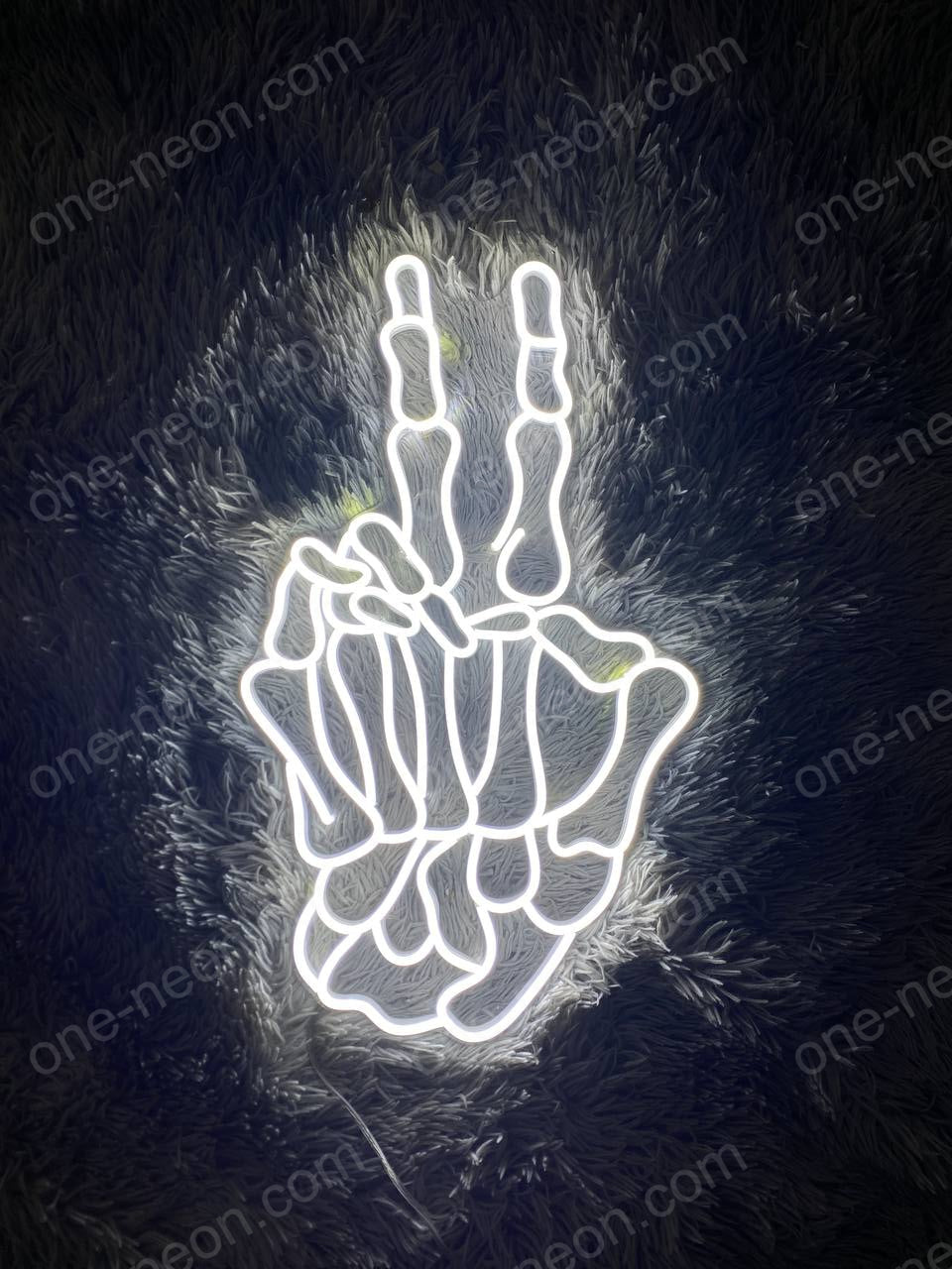 Skeleton Peace | LED Neon Sign