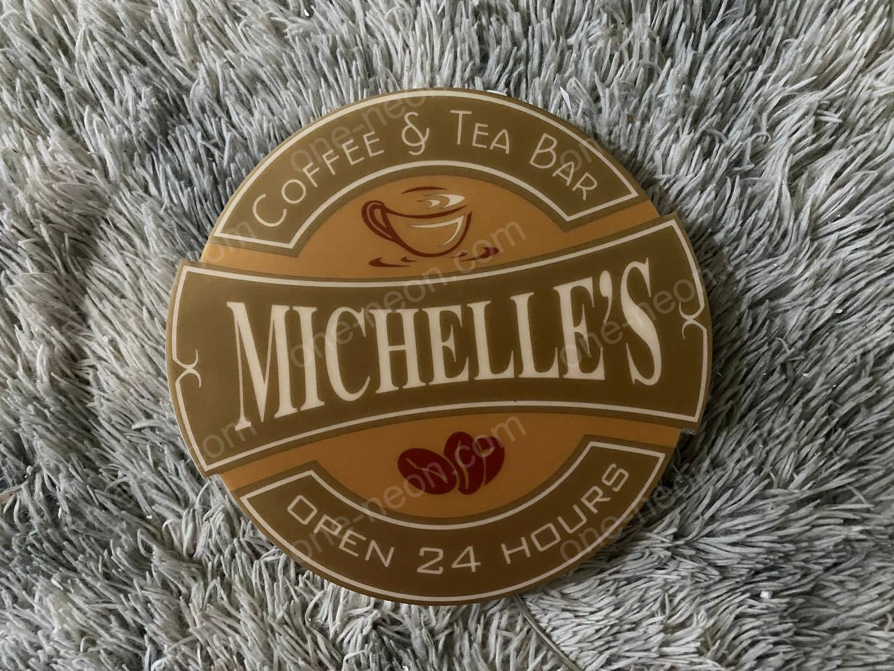 Michelle's Coffee | Edge Lit Acrylic Signs