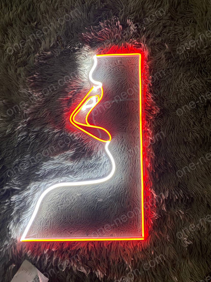 Woman Face | LED Neon Sign