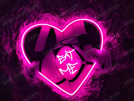 Eat Me | Neon Acrylic Artwork