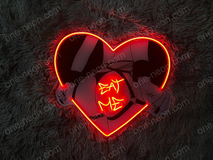 Eat Me | Neon Acrylic Artwork