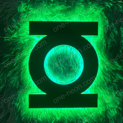 Green Lantern | Edge Lit Acrylic Signs