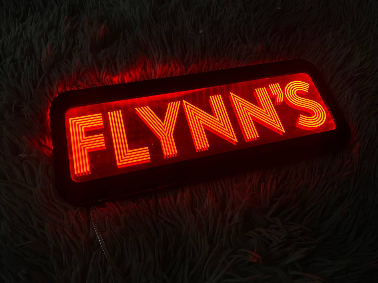 Tron Flynn's Arcade Edge Lit LED | Edge Lit Acrylic Signs