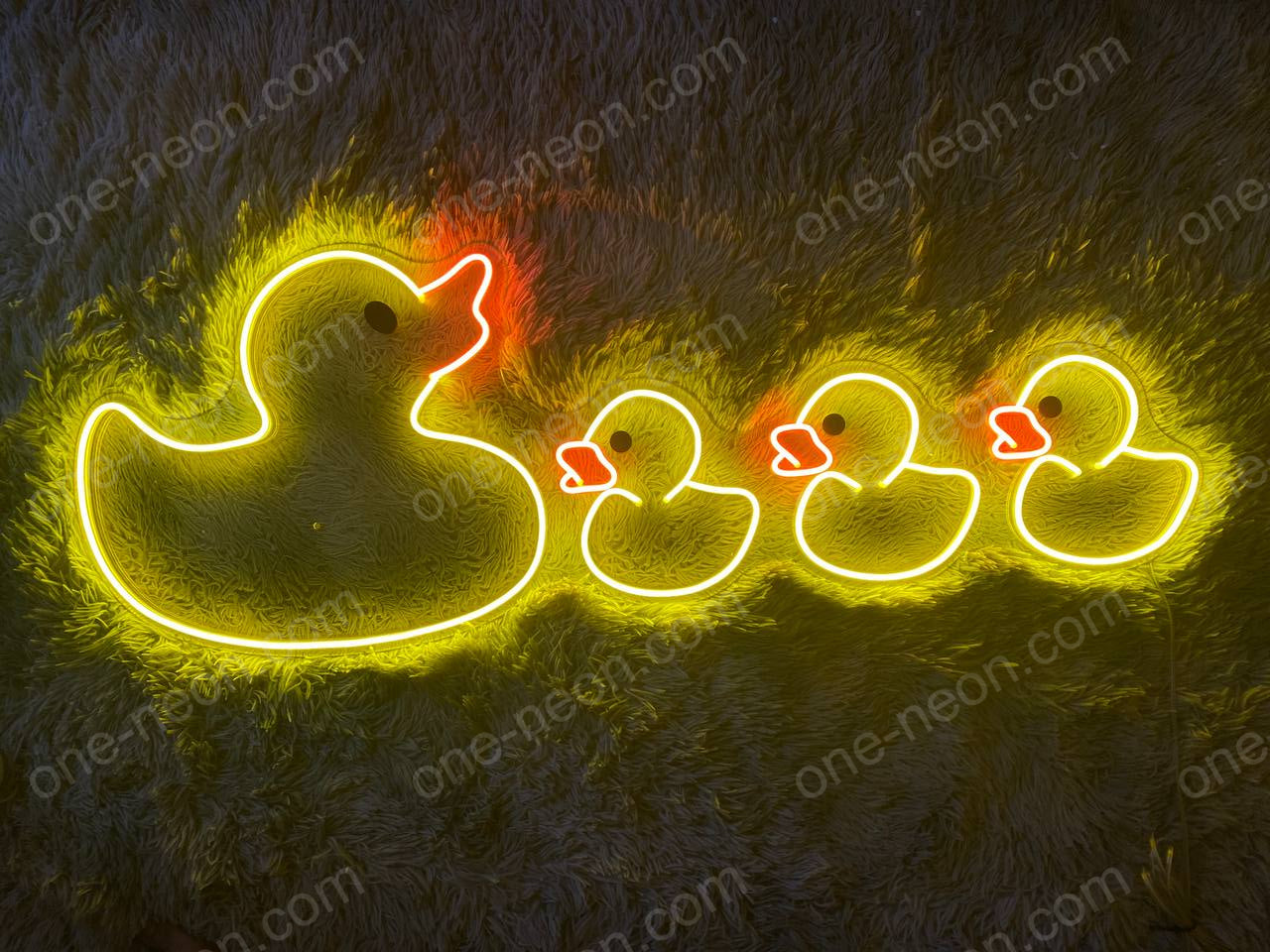 Duck Family | LED Neon Sign