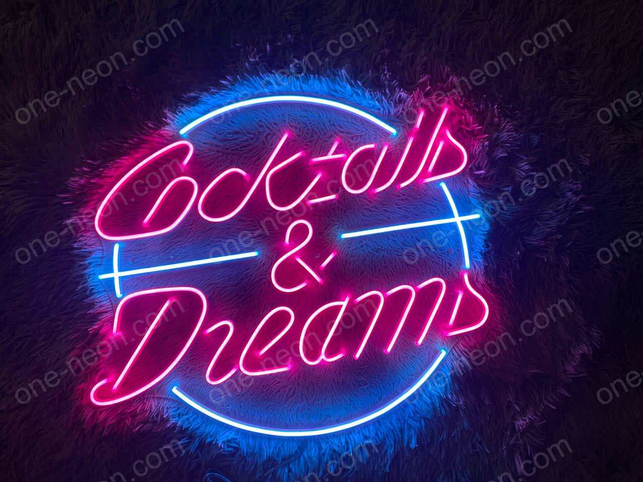 Cocktails & Dream | LED Neon Sign