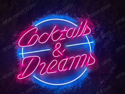 Cocktails & Dream | LED Neon Sign