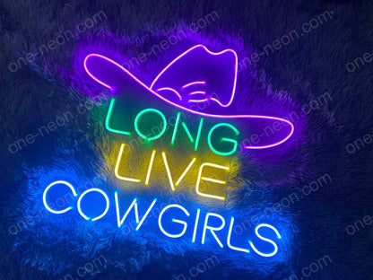 Long Live Cowgirls | LED Neon Sign