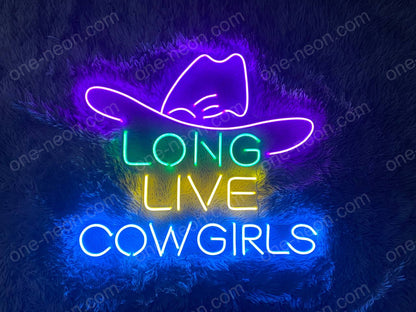 Long Live Cowgirls | LED Neon Sign