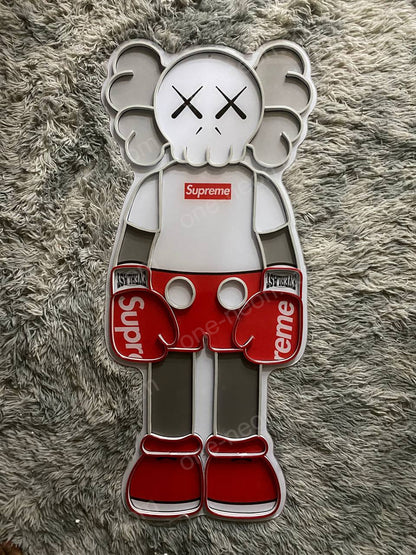 KAWS Supreme | LED Neon Sign (UV Printed)