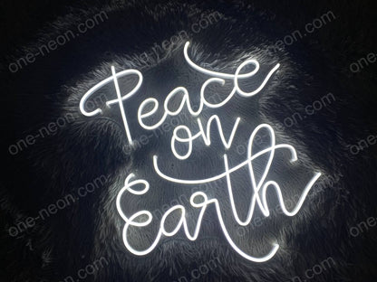 Peace On Earth | LED Neon Sign