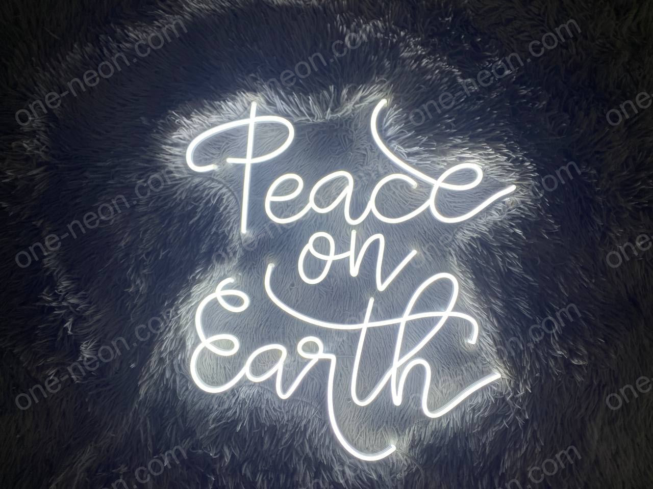 Peace On Earth | LED Neon Sign