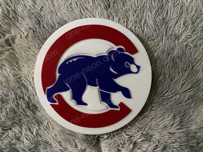 Chicago Cubs | Edge Lit Acrylic Signs