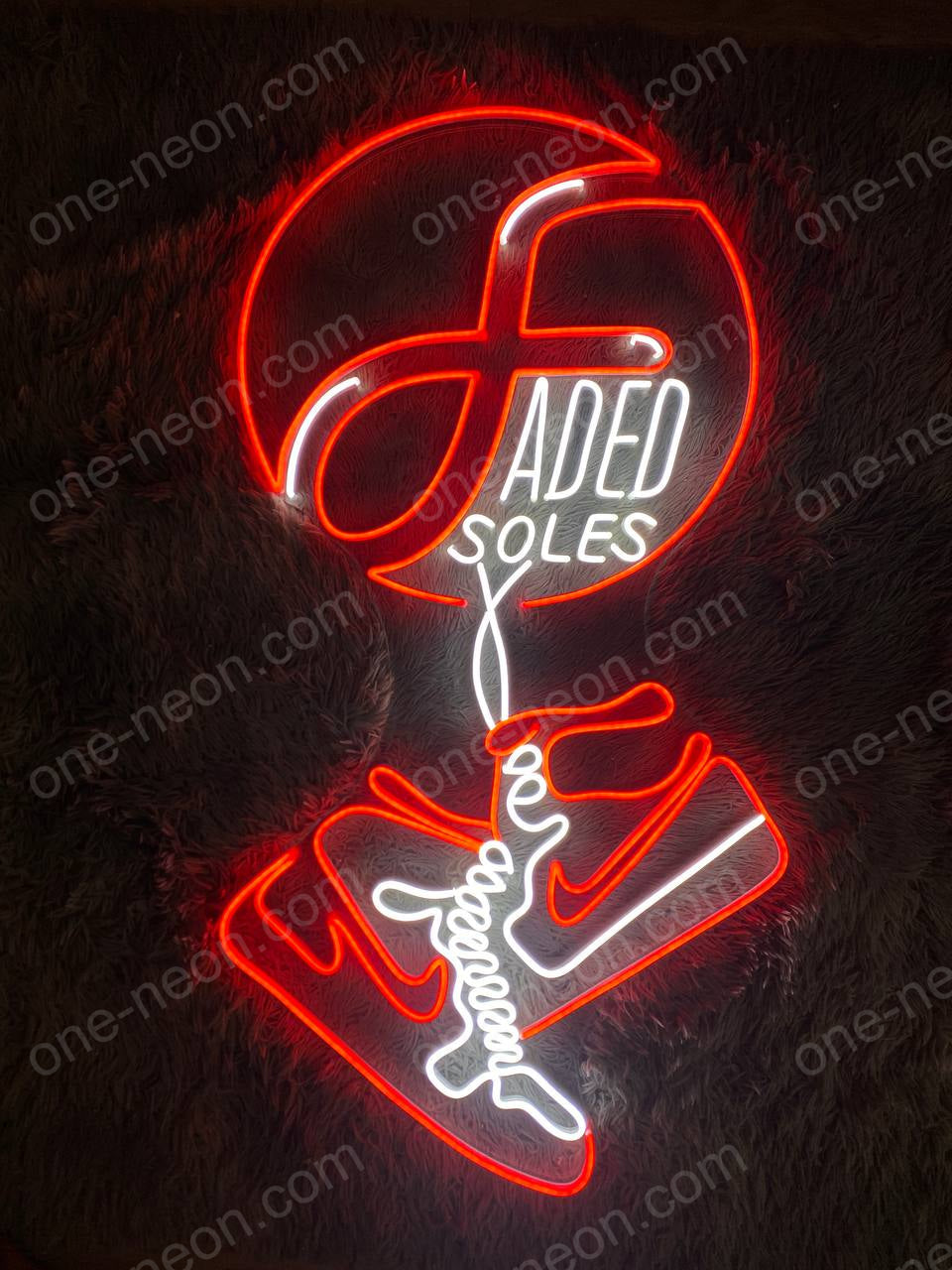 Aded Soles Sneakers | LED Neon Sign