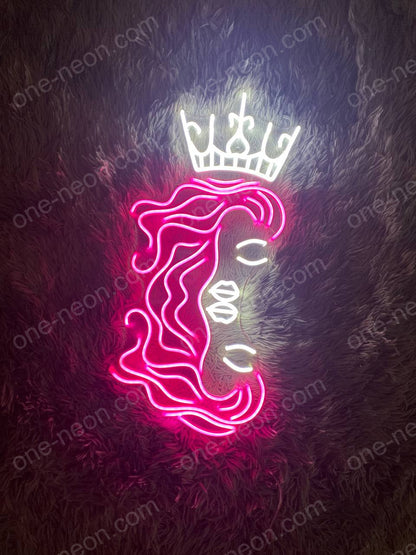 Woman Face | LED Neon Sign