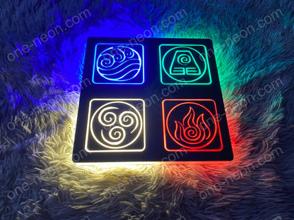 Avatar The Last Airbender | Edge Lit Acrylic Signs