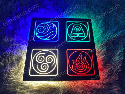 Avatar The Last Airbender | Edge Lit Acrylic Signs