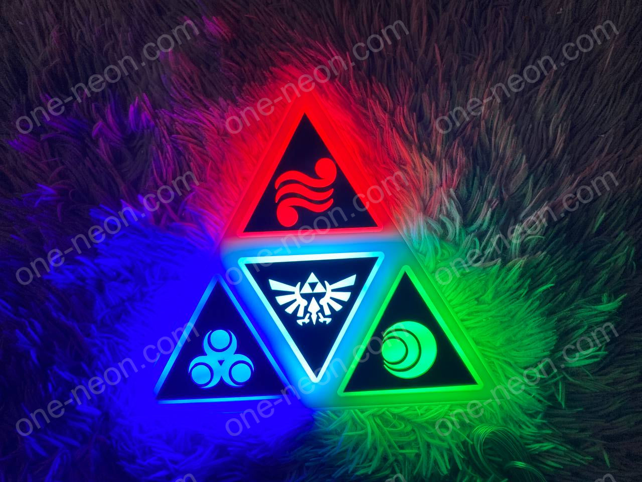 Legend of Zelda Triforce | Edge Lit Acrylic Signs