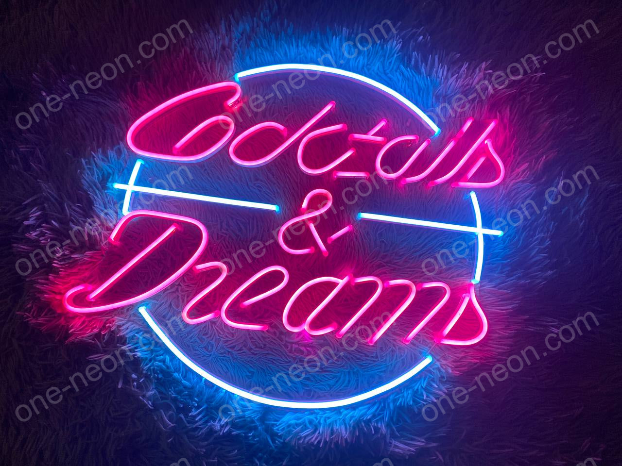 Cocktails & Dream | LED Neon Sign