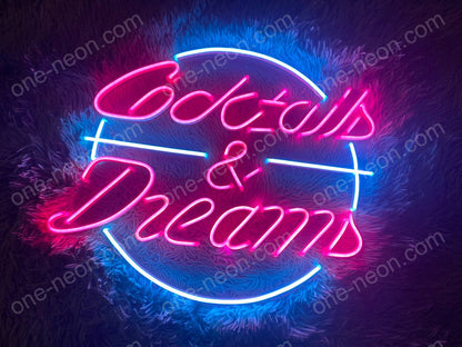 Cocktails & Dream | LED Neon Sign