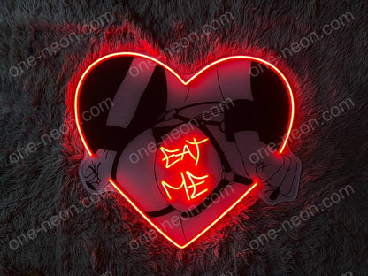 Eat Me | Neon Acrylic Artwork