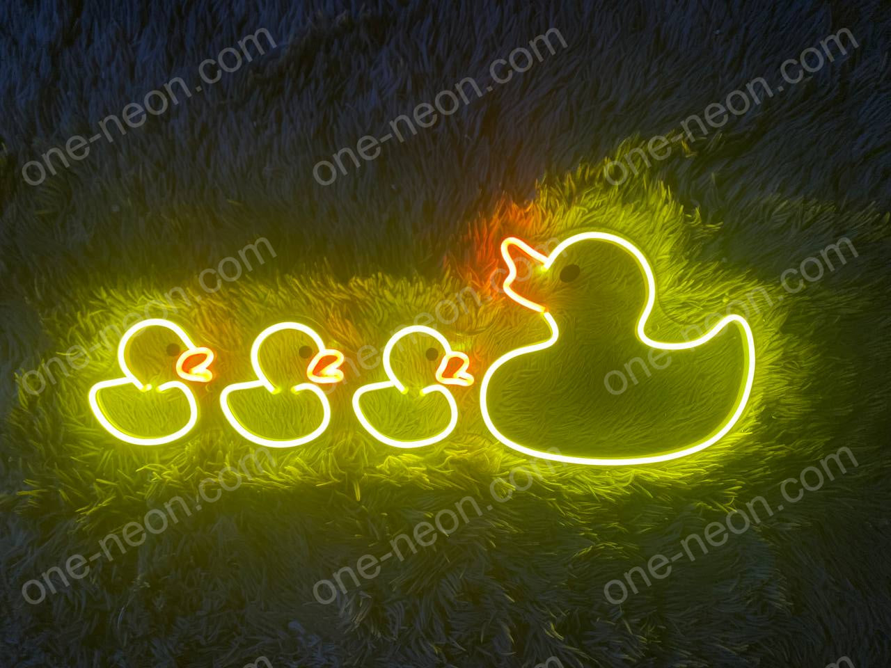 Duck Family | LED Neon Sign