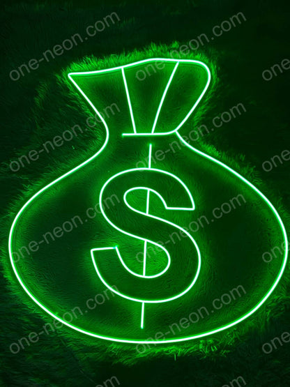 Money Bag | LED Neon Sign