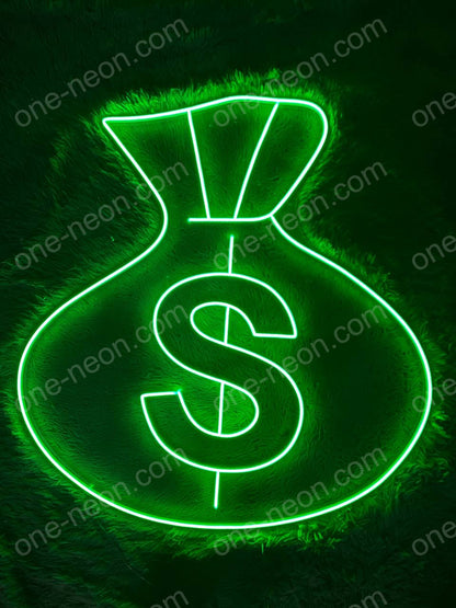 Money Bag | LED Neon Sign