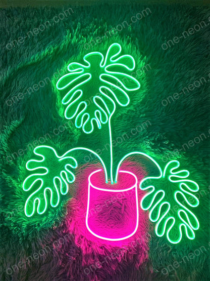 MONSTERA PLANT | LED Neon Sign