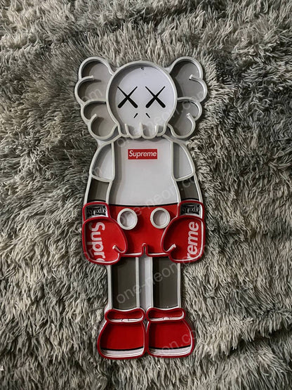 KAWS Supreme | LED Neon Sign (UV Printed)