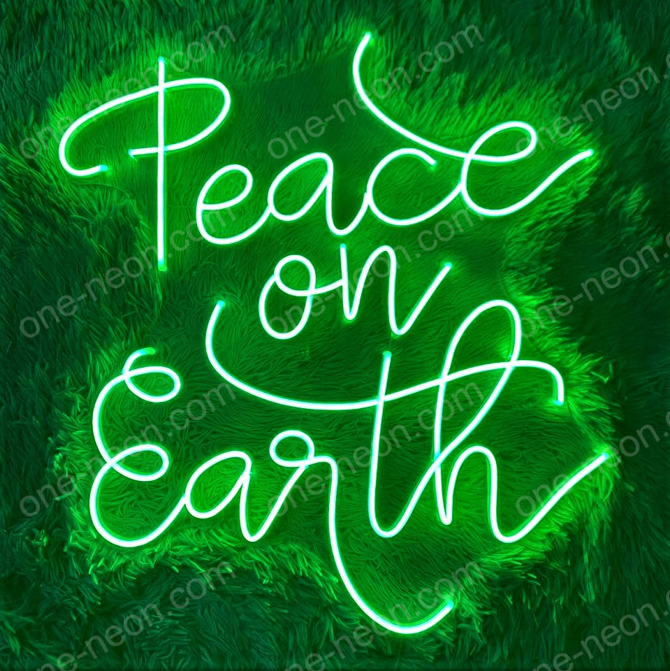 Peace On Earth | LED Neon Sign