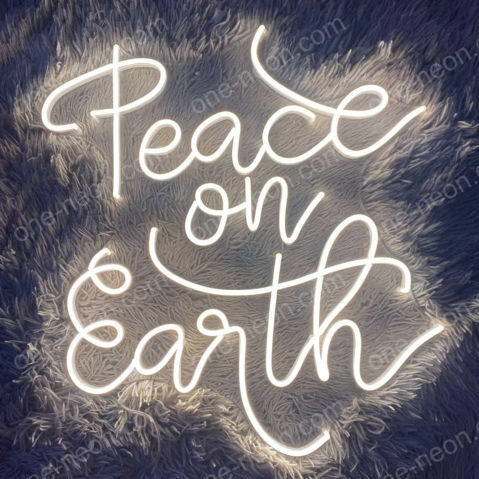 Peace On Earth | LED Neon Sign