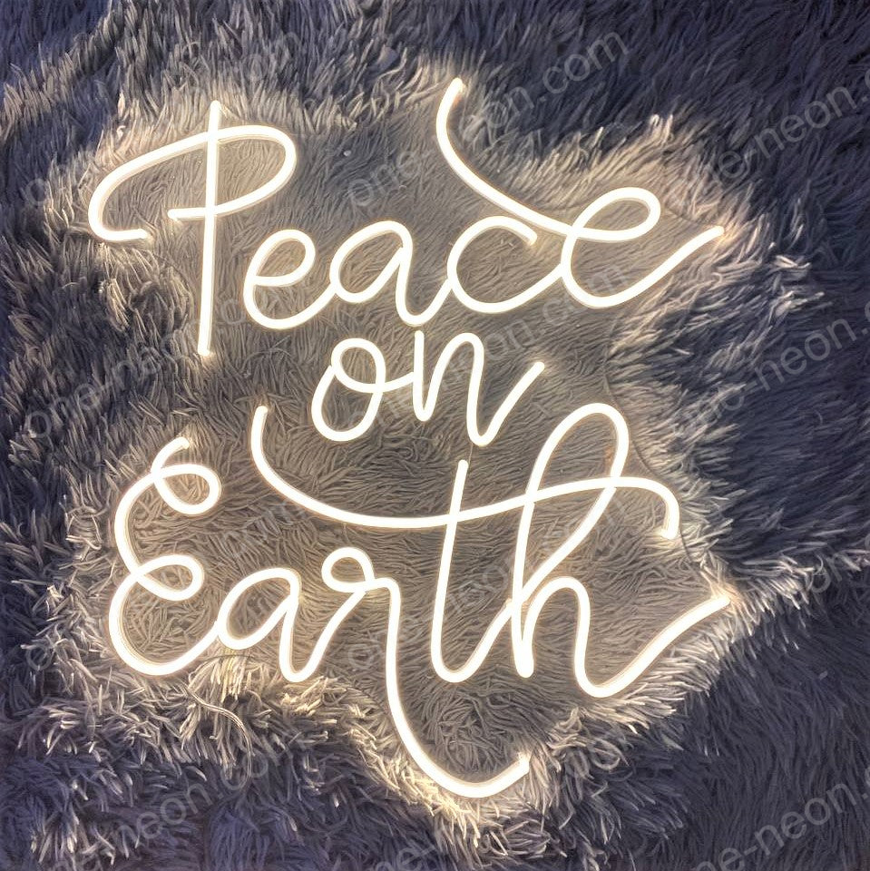 Peace On Earth | LED Neon Sign