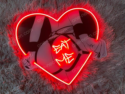 Eat Me | Neon Acrylic Artwork