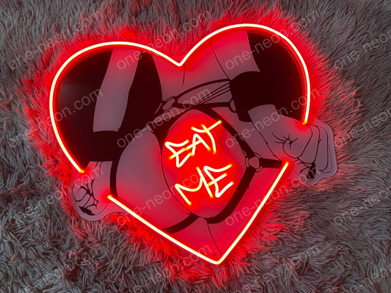 Eat Me | Neon Acrylic Artwork