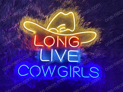 Long Live Cowgirls | LED Neon Sign