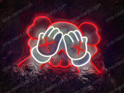 KAWS head | LED Neon Sign - ONE Neon