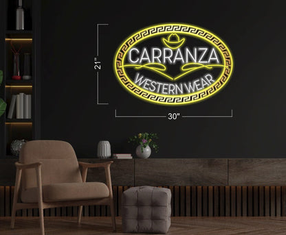 Carranza Western Wear | LED Neon Sign