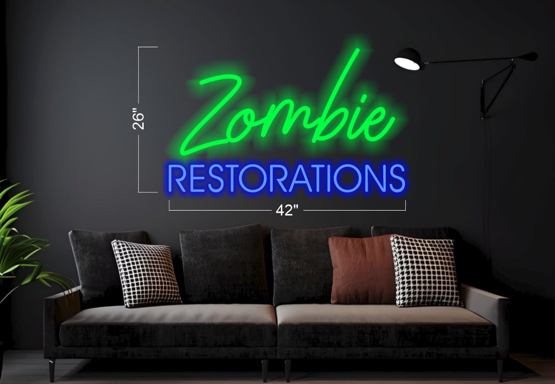 Zombi Restorations | LED Neon Sign